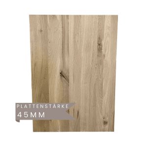 Massivholzplatte Eiche Rustikal DL 45x650mm